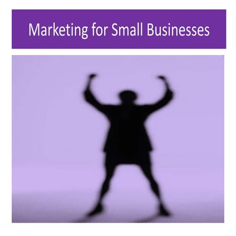 Small Business Marketing Ppt