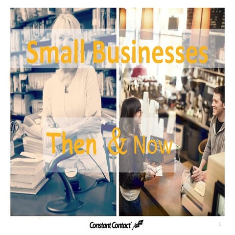 Small Businesses Then & Now