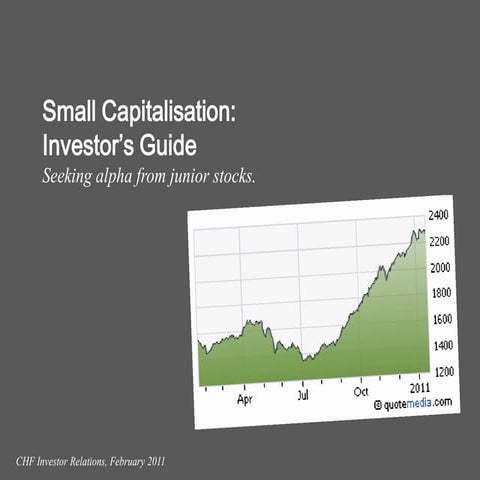 Investing in small cap stocks