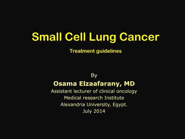 Small cell lung cancer