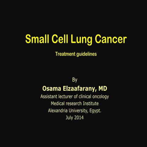 Small cell lung cancer