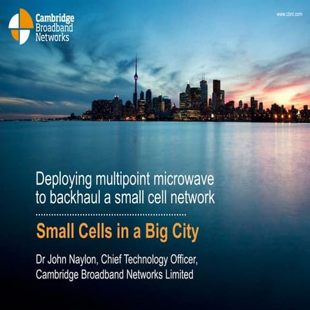 Small cells in a big city 