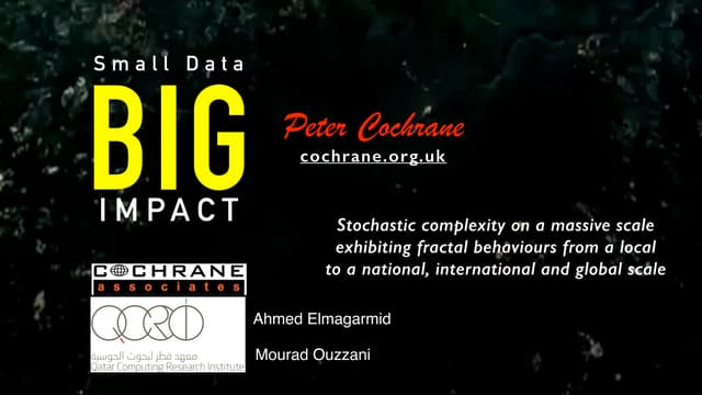 Small data big impact