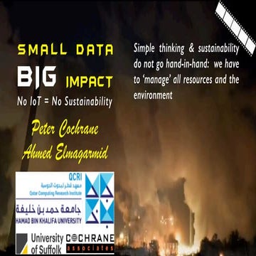 Small data big impact