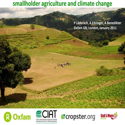 Smallholder agriculture & climate change