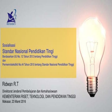 Materi Sosialisasi SNPT oleh Ridwan