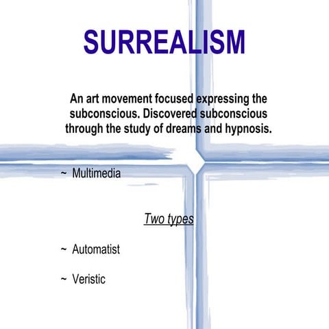 Surrealism powerpoint