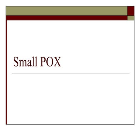 Small pox