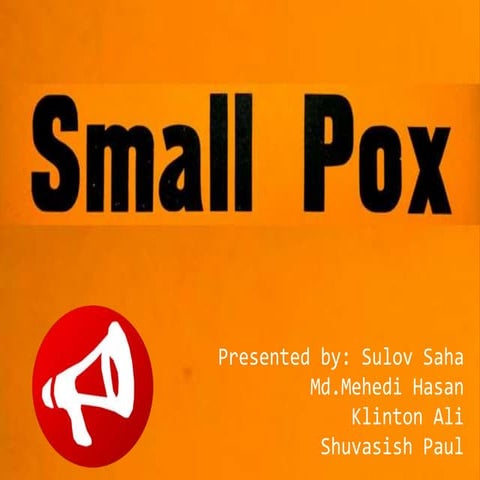 Small pox | PPTX