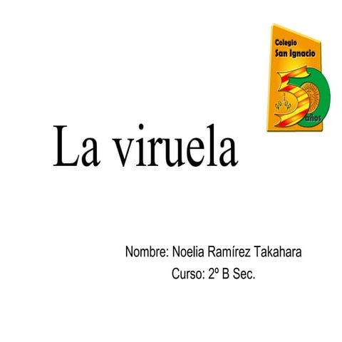 Smallpox spanish | PPT