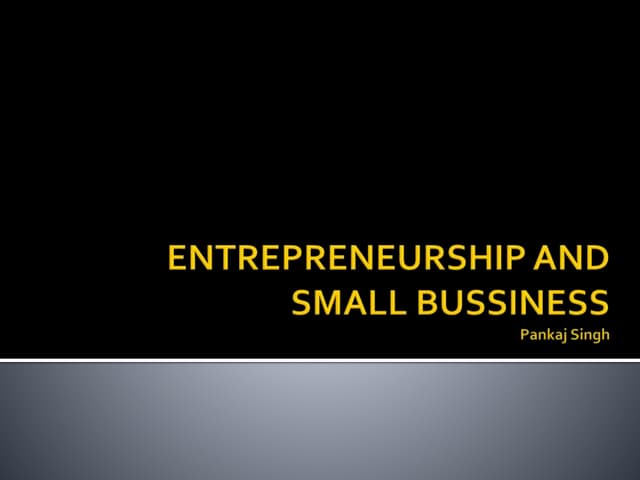 Small scale business PPTX Small and Medium sized Business Business Small scale business PPTX Small and Medium sized Business Business
