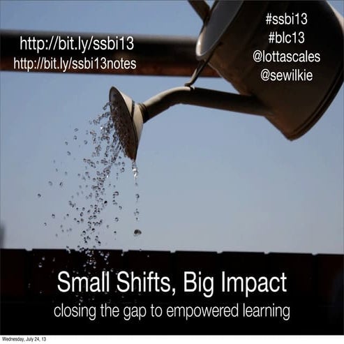 Small Shifts, Big Impact BLC13