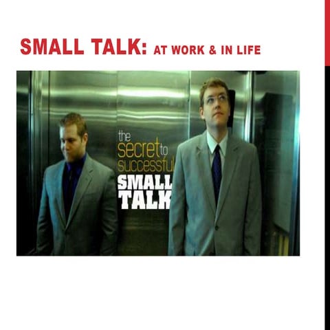 Small Talk:  Business