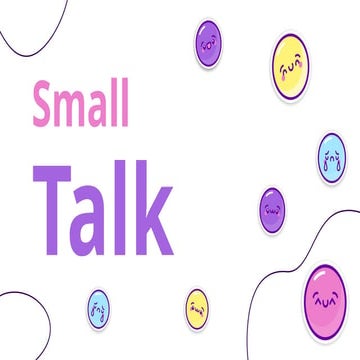 Small Talk for Interactive English Class | PPTX