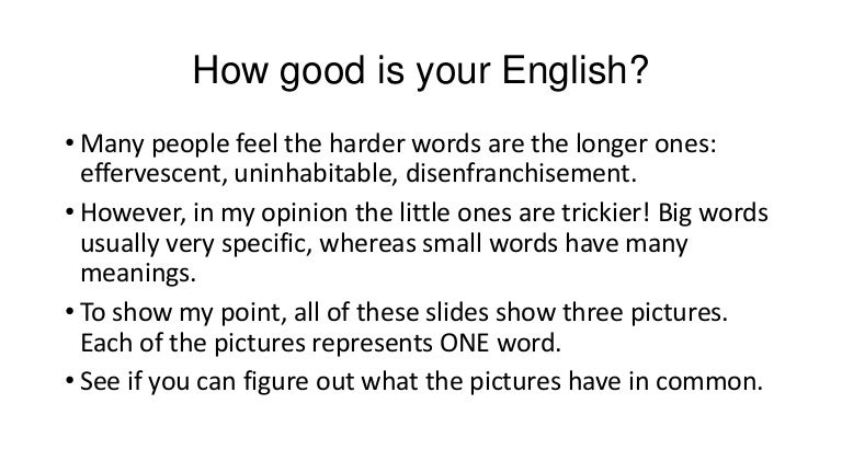 word for small
