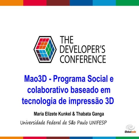 TDC2016SP - Trilha Impressão 3D