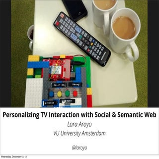 Keynote at SMAP2012: Personalized A...