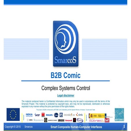 SMARCOS Presentation Comic B2B: Smarcos leads the Complex Systems Control taking off 