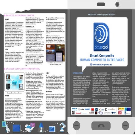 SMARCOS Project Brochure 