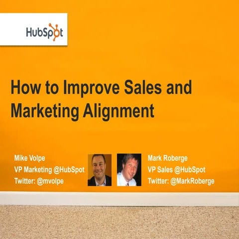 How to Improve Your Sales & Marketing Alignment