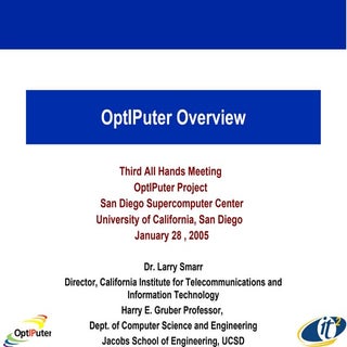 OptIPuter Overview