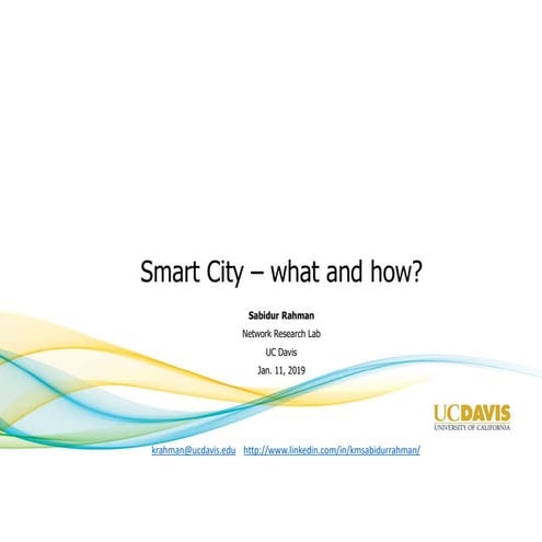 Smart city- services and technologies