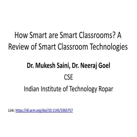 Smart classroom
