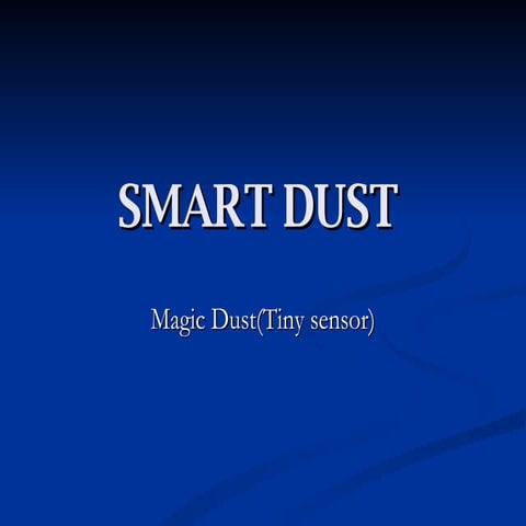 Smart Dust