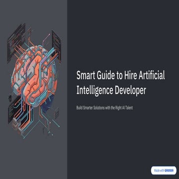 Smart Guide to Hire Artificial Intelligence Developer for Your Business ...