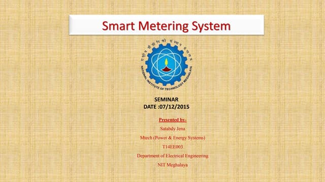 Smart metering-system