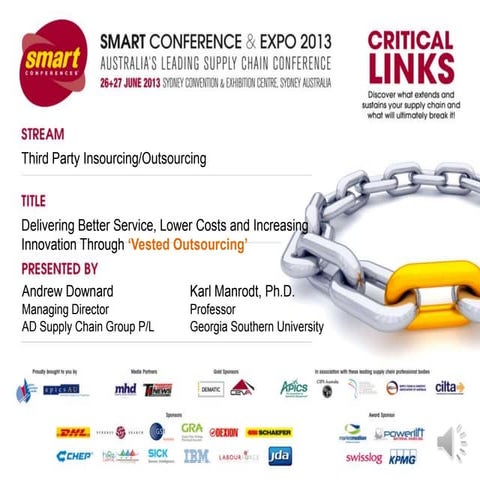 Smart2013 presentation vested outsourcing audio