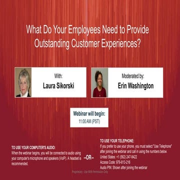 What Do Your Employees Need to Provide Outstanding Customer Experiences?