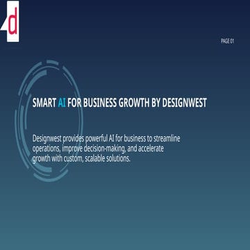 Smart AI for Business Growth by Designwest.pptx