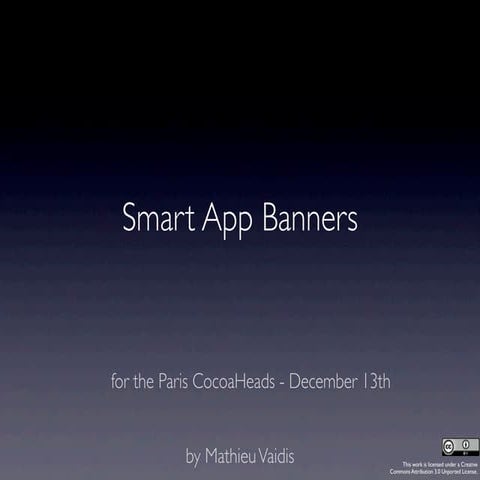 Smart app banners