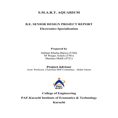 Smart aquarium project