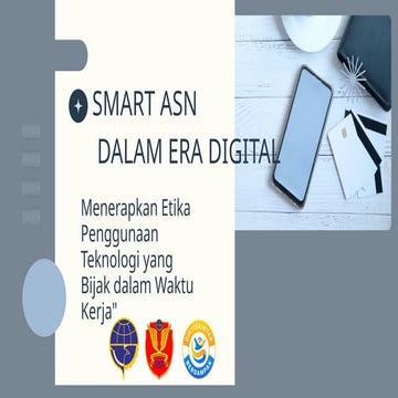 SMART ASN di era digital untuk perkembangan yang lebih baik | PPTX