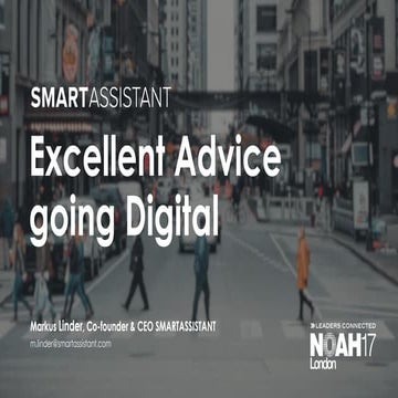 SMARTASSISTANT - NOAH17 London