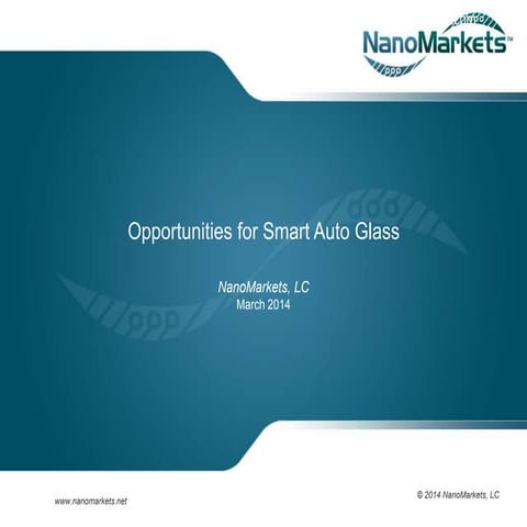 Opportunities for Smart Auto Glass