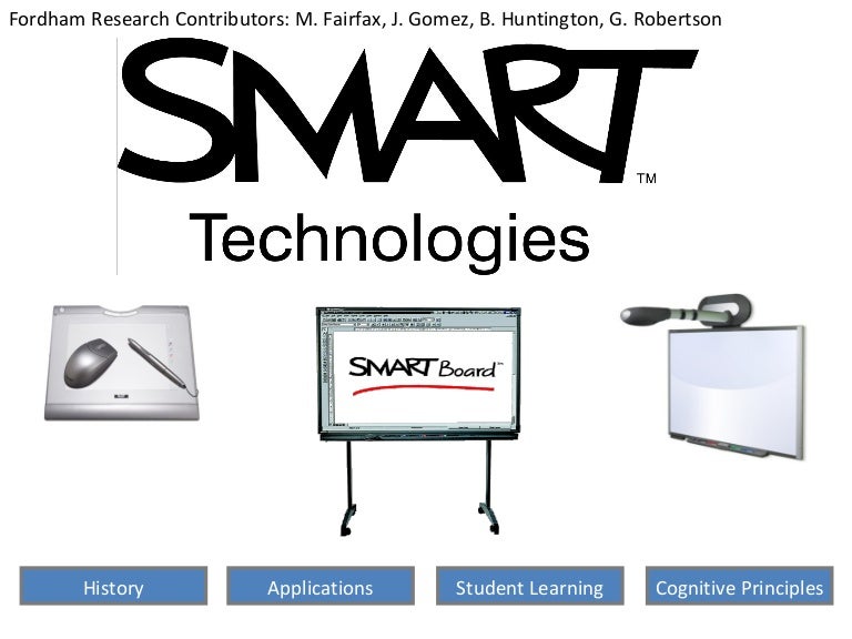 Smart board presentation