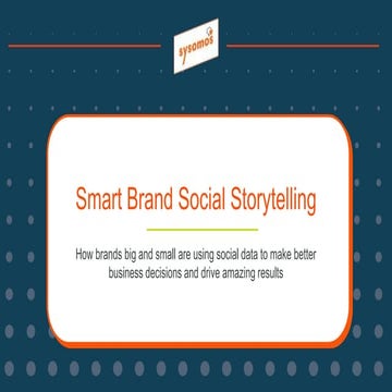 Smart Brand Social Storytelling