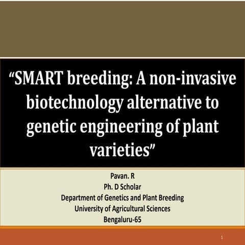Smart breeding final
