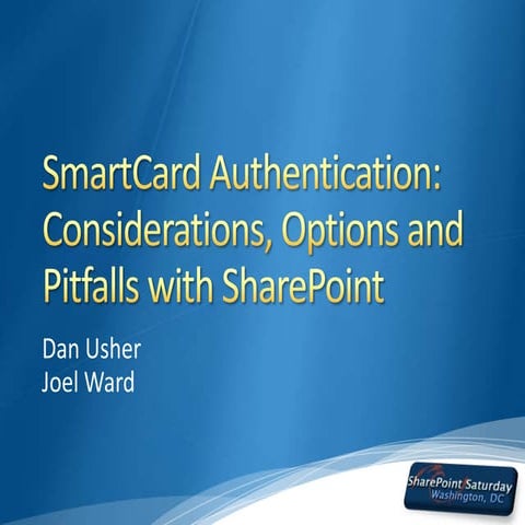 Smart Card Authentication