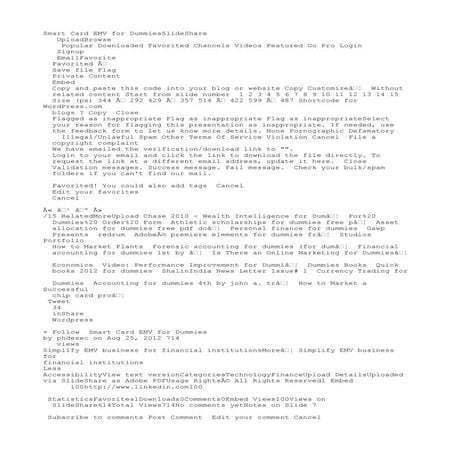 Smart card emv for dummies