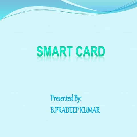 sample smart-card for learning purposes. | PPTX