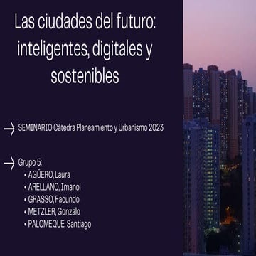 IOT de las cosas y las ciudades inteligentes | PPTX