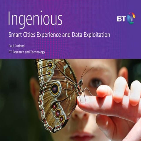 Ingenious - Smart cities experience and data exploitation