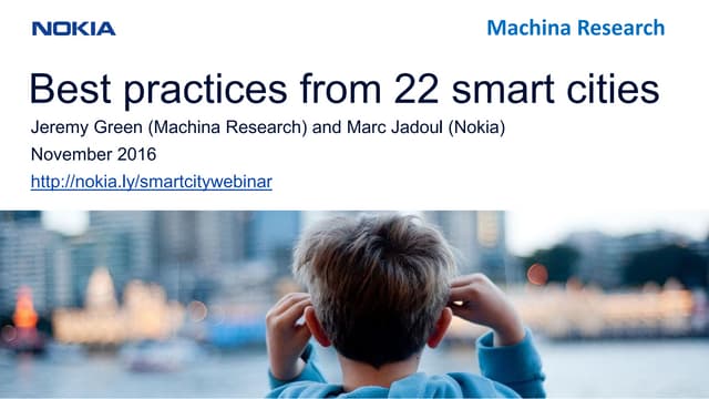 Smart Cities webinar (2016)