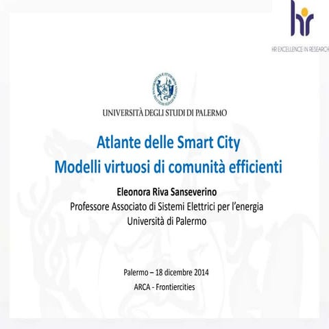 Atlante delle Smart City Modelli virtuosi di comunità efficienti