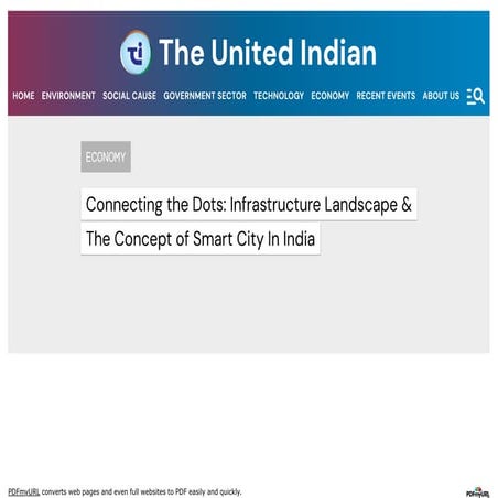 Smart City Concept In India | Top 10 Smart City In India