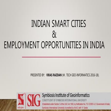 Smart city employment